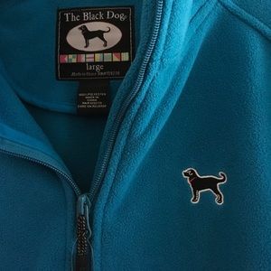 Black dog wind proof, thermal,warm jacket.